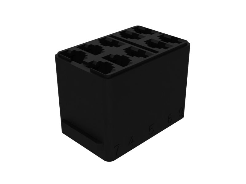 10-контактный гнездовой разъем