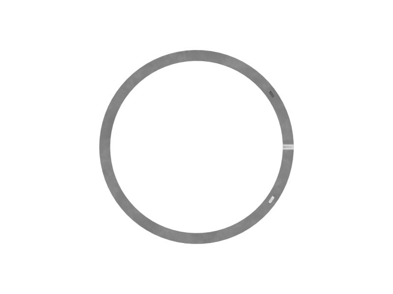 Спиральное стопорное кольцо со свободным наружным диаметром 144,93 мм