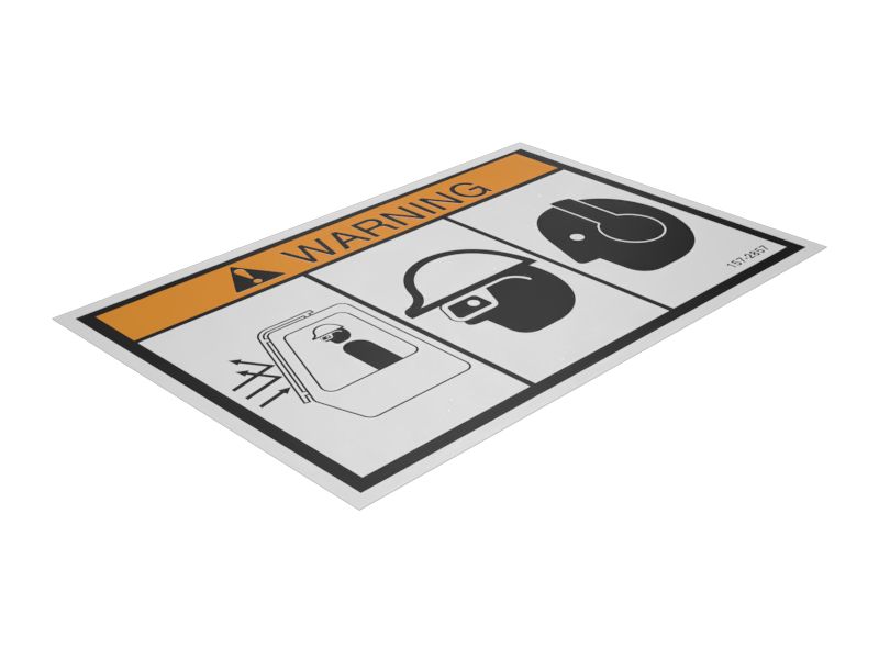 157-2857: НАКЛЕЙКА С ПРЕДУПРЕЖДЕНИЕМ