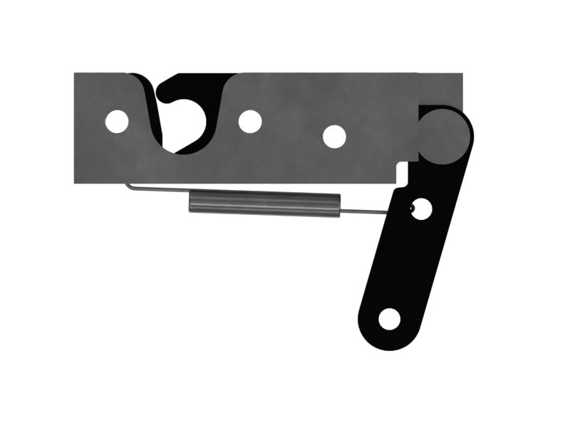 Защелка отсека в сборе