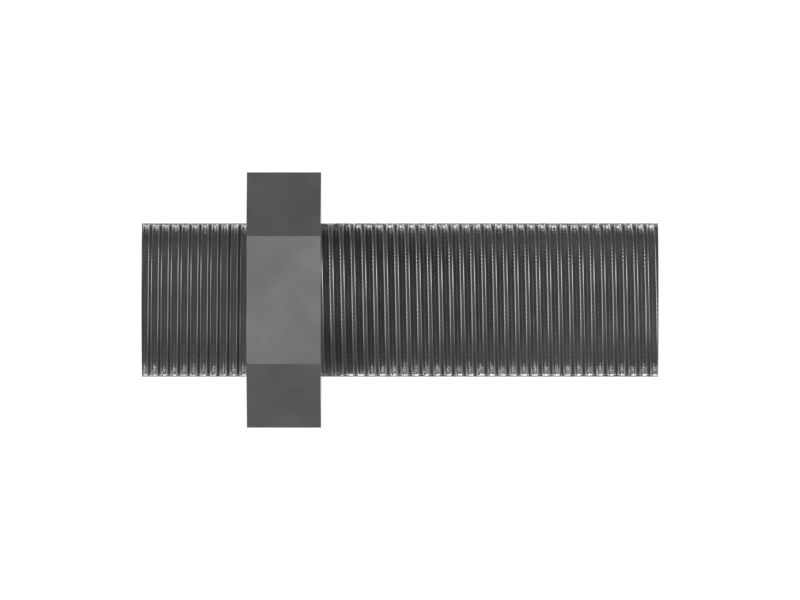 Прямой переходник с уплотнительным кольцом и шестигранной головкой 9/16-18