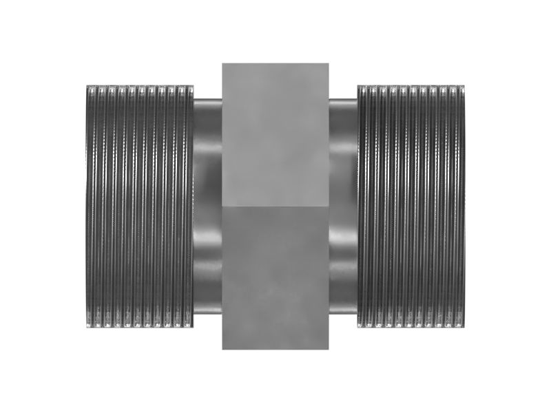 Прямой переходник с уплотнительным кольцом и шестигранной головкой 1-1/16-12