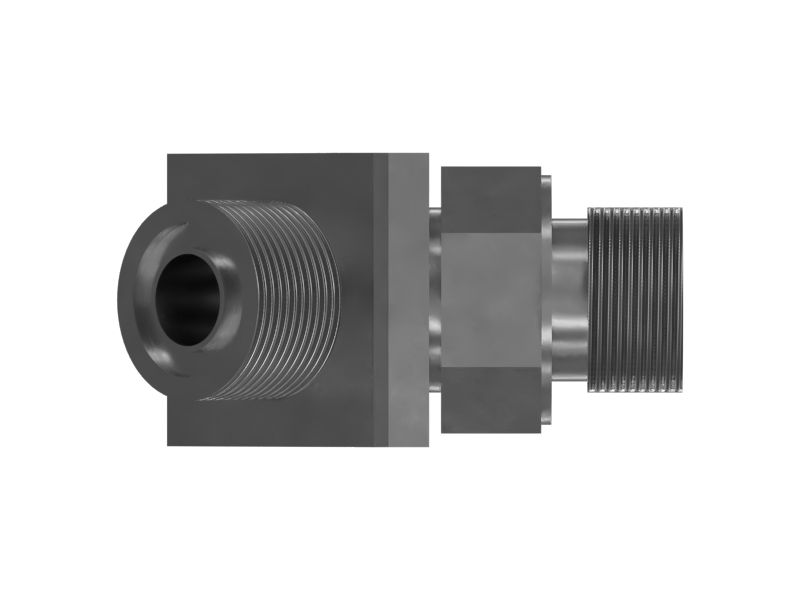 Переходной коленчатый патрубок жидкостной системы