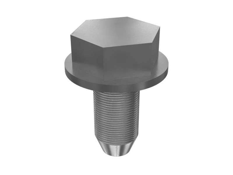 Винт с буртиком под шестигранной головкой с резьбой № 8-32