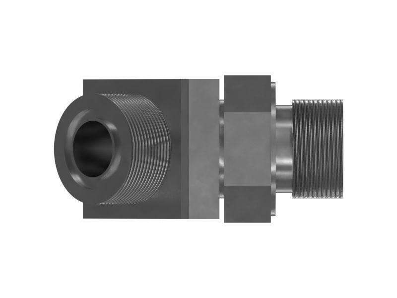 Переходной коленчатый патрубок 45° (ORFS/STOR)