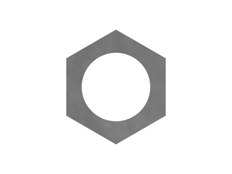 9X-6580: 1-3/16-12 Thread Hex Nut 9X6580 купить