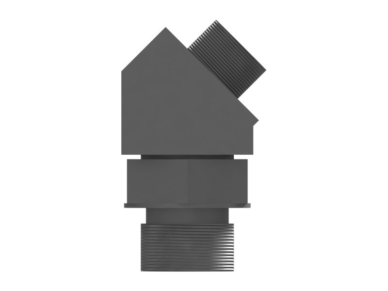 Переходной коленчатый патрубок топливного клапана