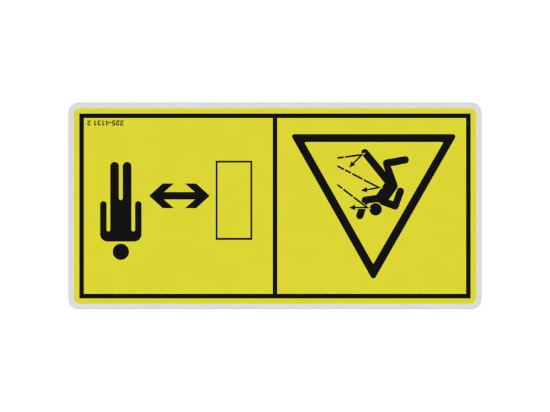 Предупреждающая пленка о летящих обломках