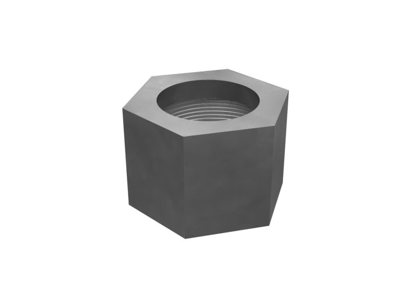 9X-6580: Шестигранная гайка с резьбой 1-3/16-12