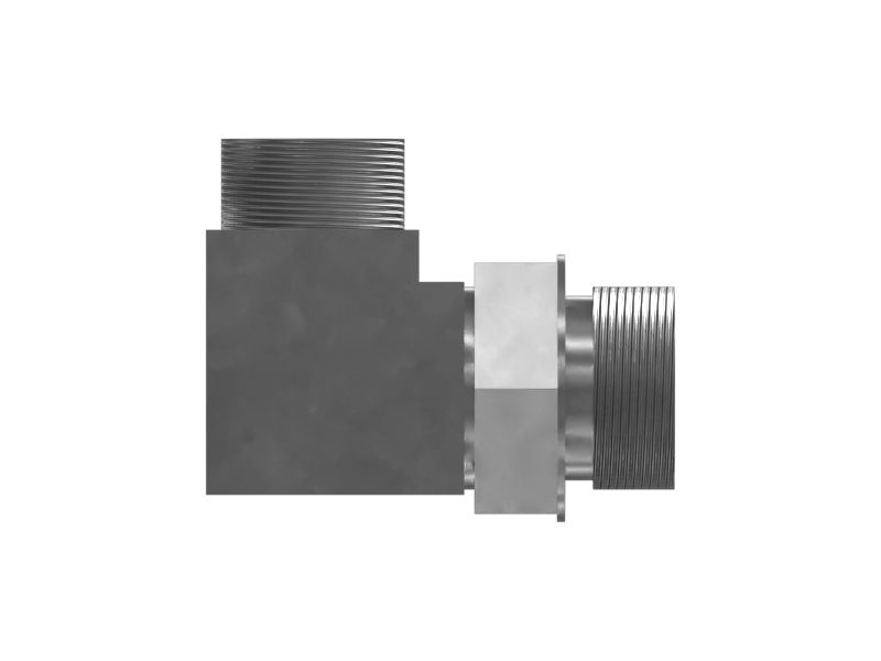 Переходной коленчатый патрубок 90° (ORFS/STOR)