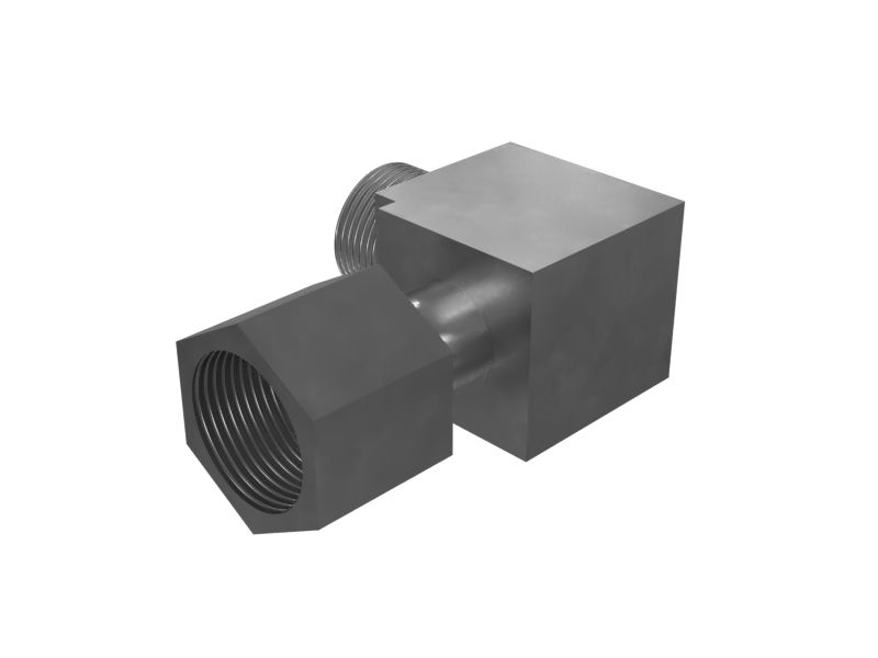 Переходной коленчатый патрубок жидкостной системы