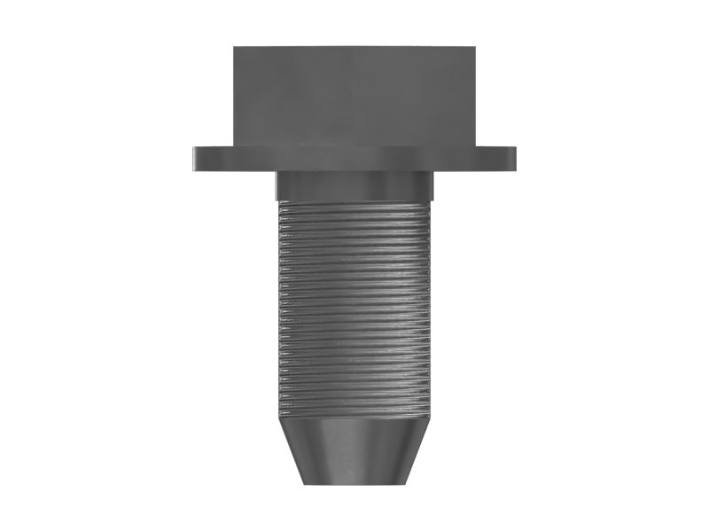 Винт с буртиком под шестигранной головкой с резьбой № 8-32