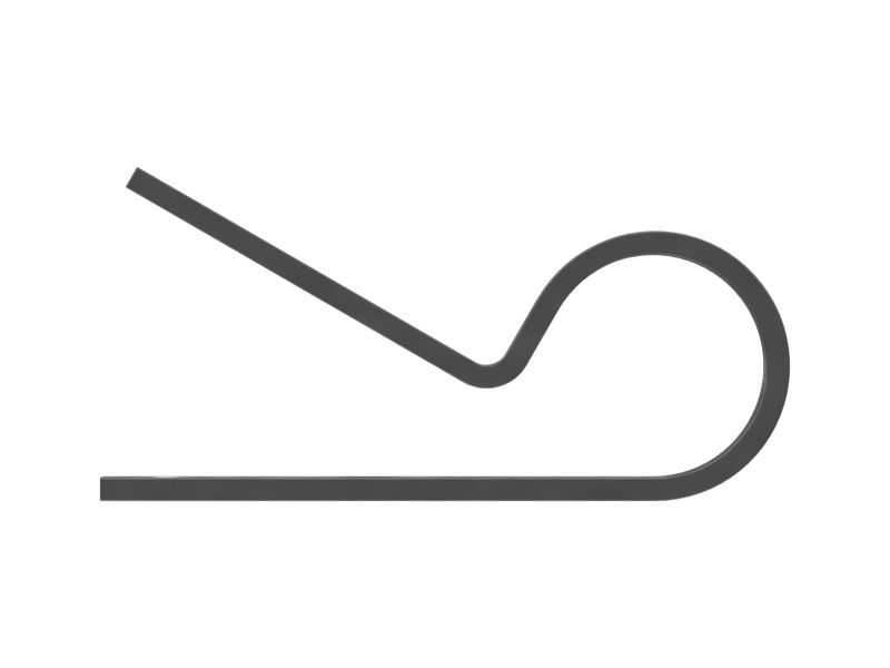 Хомут для одной трубки с внутренним диаметром 12,70 мм