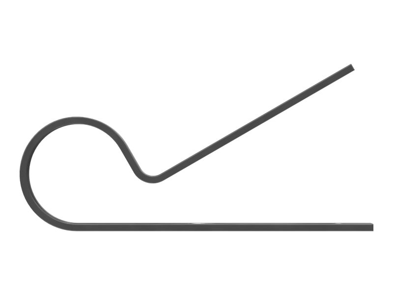 Хомут для одной трубки, внутренний диаметр 9,52 мм