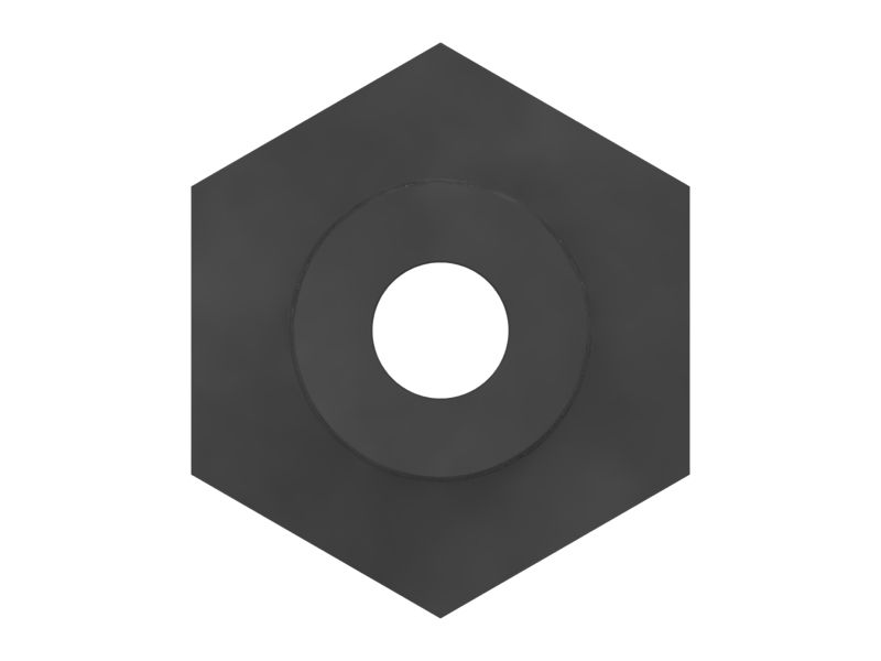 Прямой переходник с шестигранной головкой (9/16-18 X 1/8-27 NPTF)