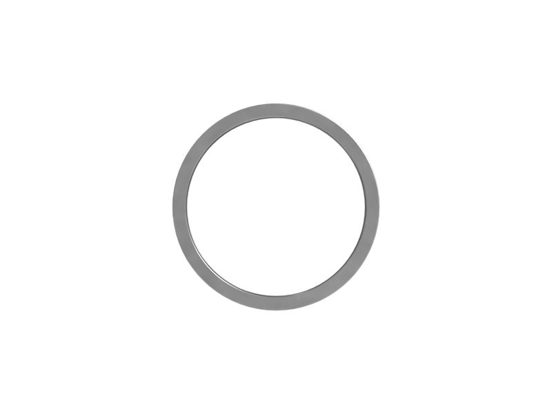 Вставка седла выпускного клапана, отлитая из стального сплава толщиной 37 мм