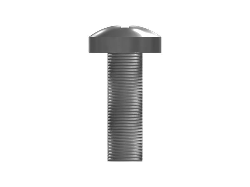 8T-0337: M4-0.7 x 12mm Rounded Pan Head Cross Slot Screw | Cat