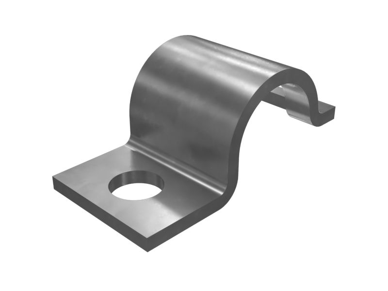 Половинный зажим для одной трубки, внутренний диаметр 30,00 мм