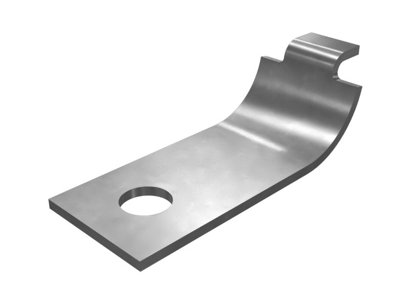 Полузажим с пазом, внутренний диаметр 45,00 мм