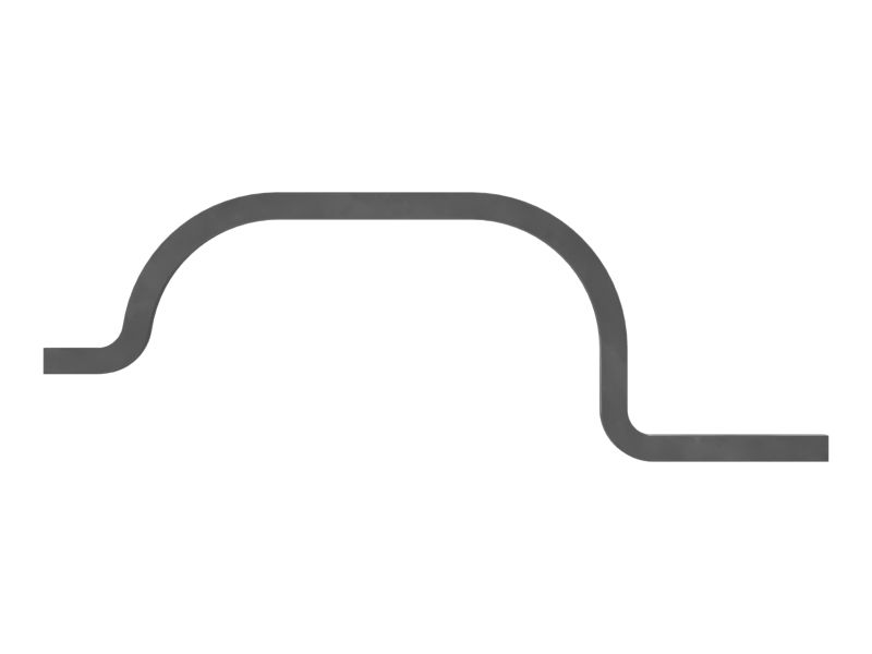 Половинный зажим для одной трубки, внутренний диаметр 40,00 мм