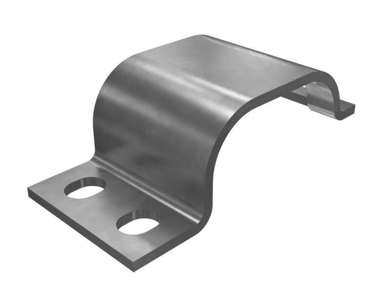 Половинный зажим для одной трубки, внутренний диаметр 40,00 мм