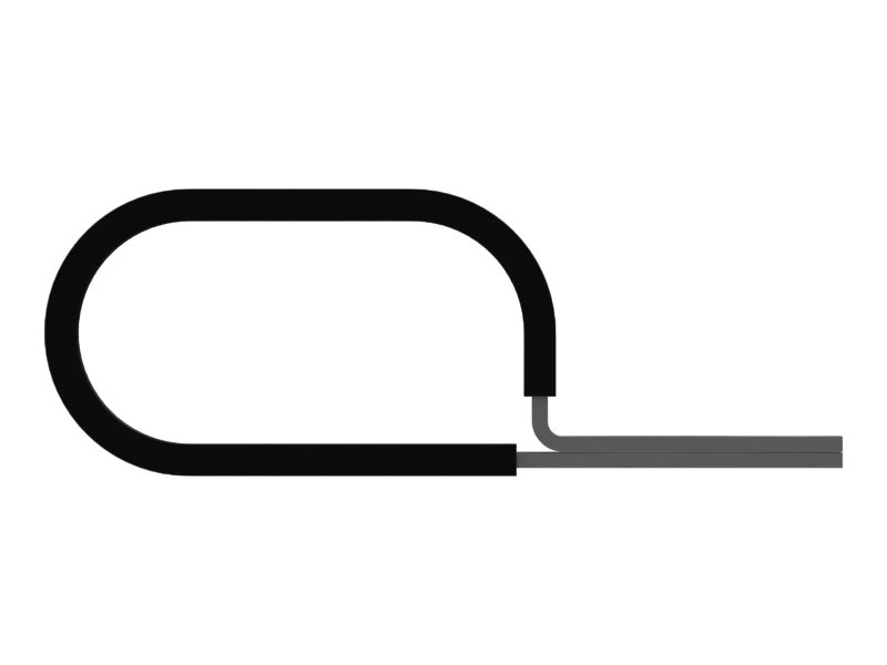 Двухтрубный скоба с внутренним диаметром 22,22 мм