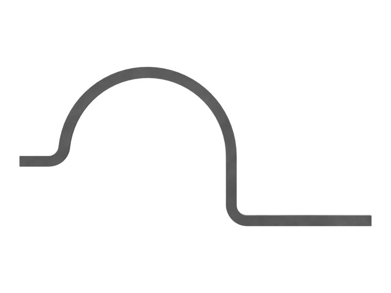 Стальной зажим с внутренним диаметром 45,00 мм