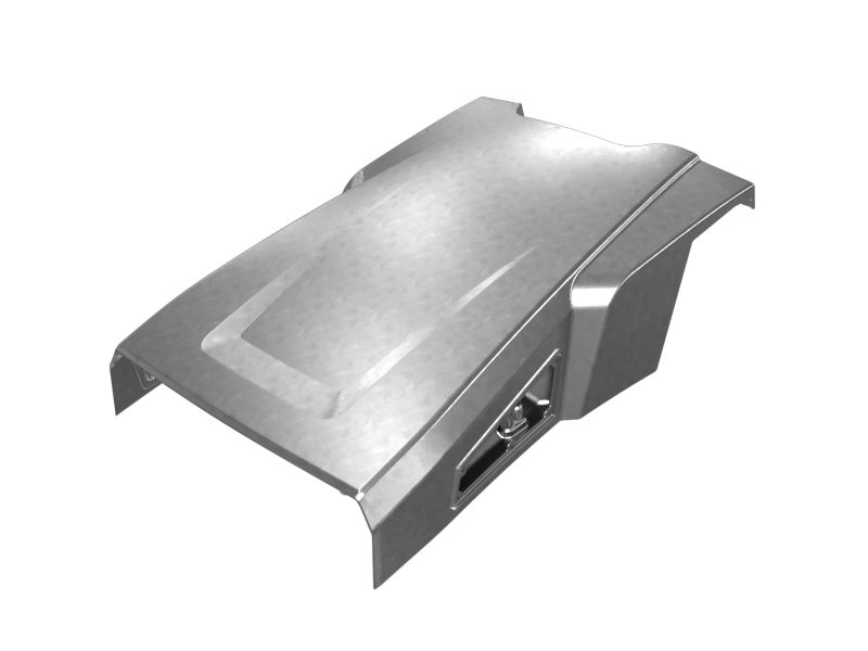 Черный пластмассовый капот