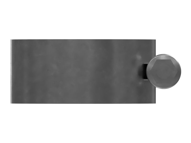 Изогнутый болтовой зажим диаметром от 77,2 мм до 81,5 мм