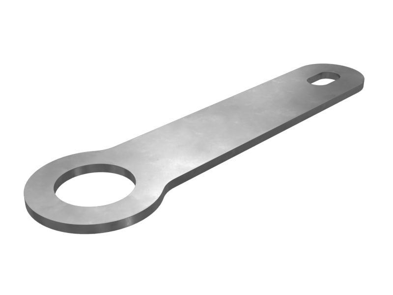 Опорная плита с отверстиями под болты, толщина 6 мм