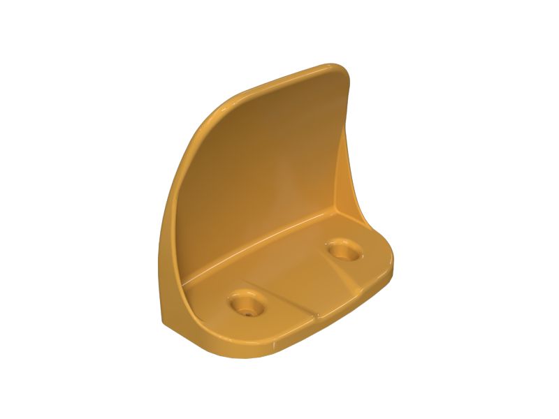 Клейкая пластмассовая защелка акулы