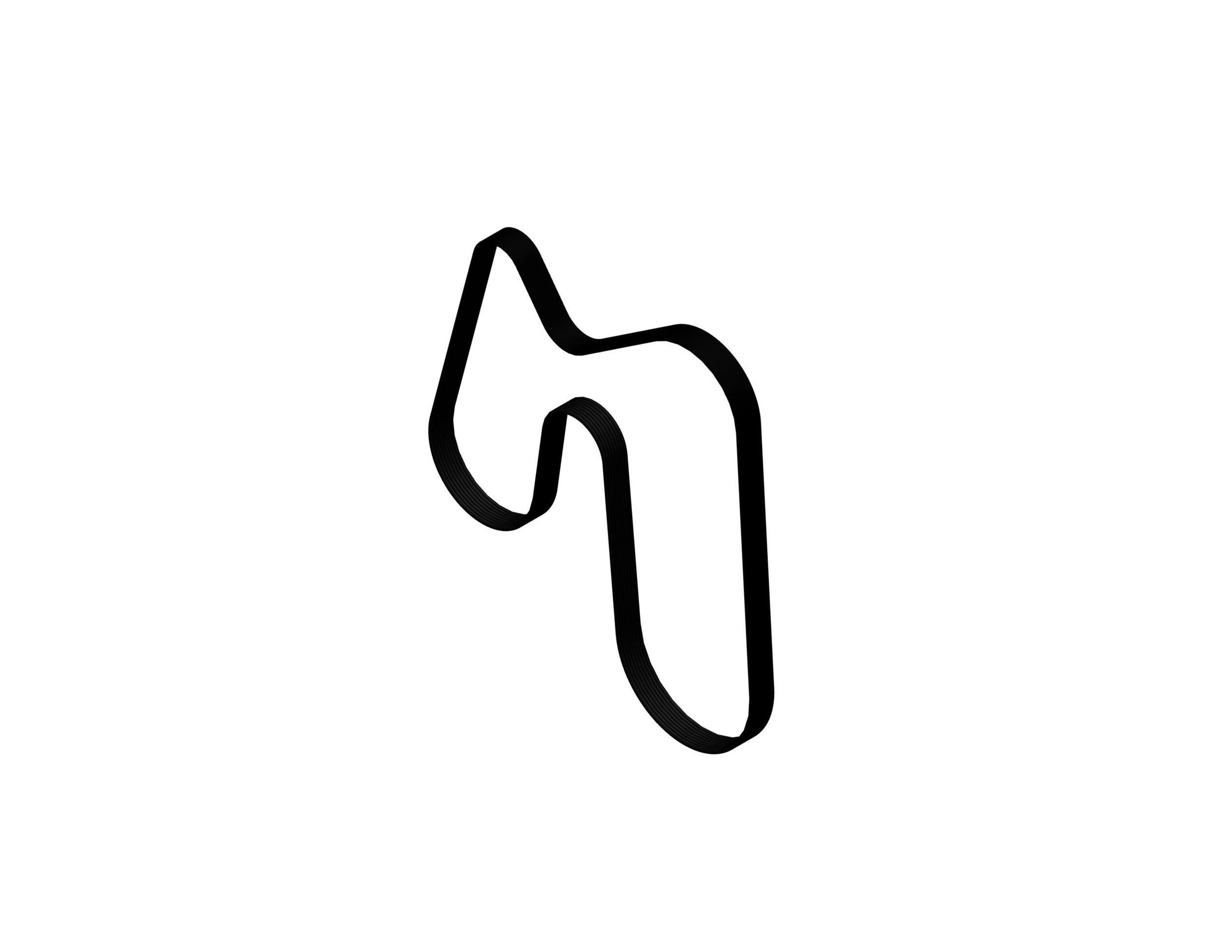 Ребристый ремень длиной 1825 мм