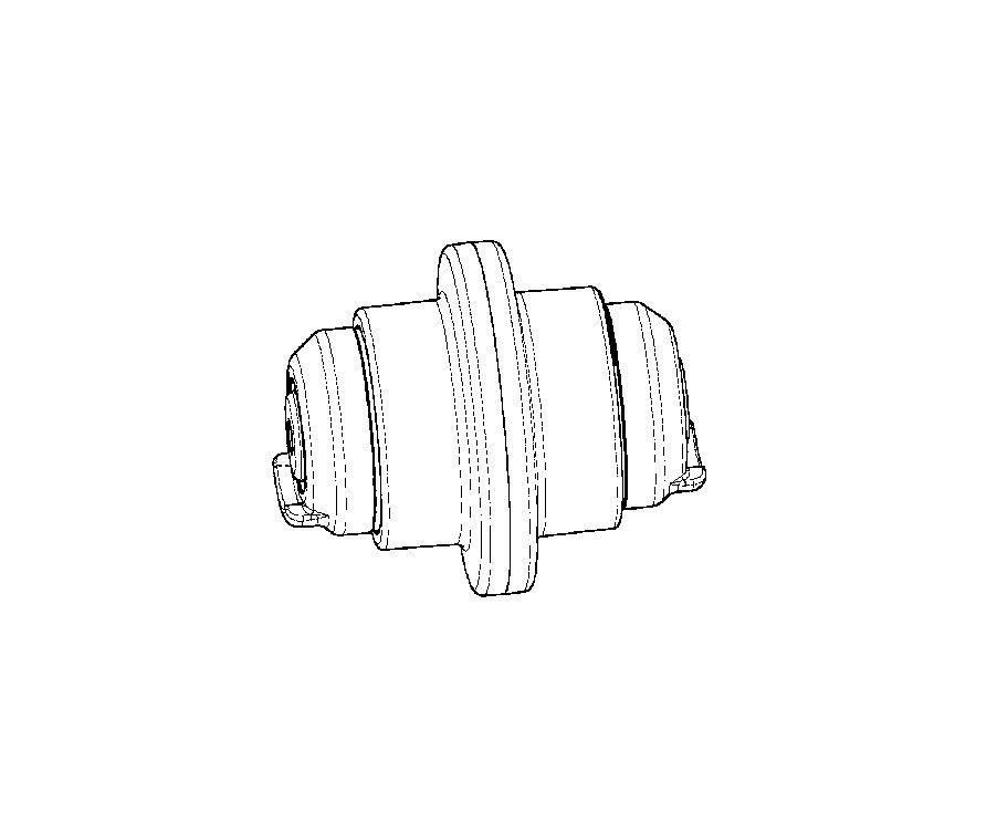 Держатель катка в сборе