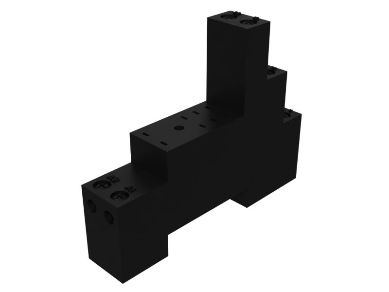 Пластмассовое основание теплового реле на ток 10 А