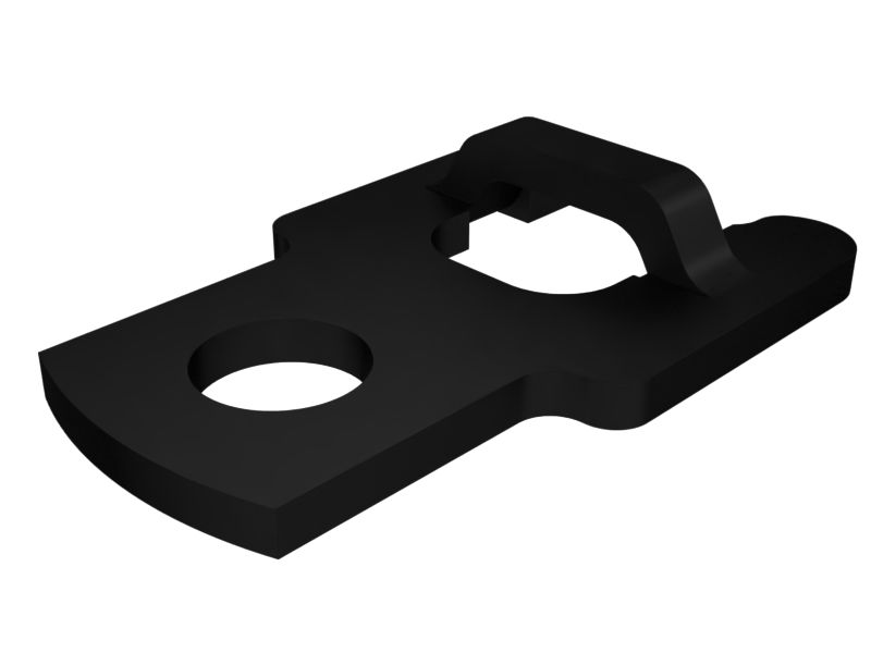 Монтажный зажим для кабельной стяжки длиной 31 мм