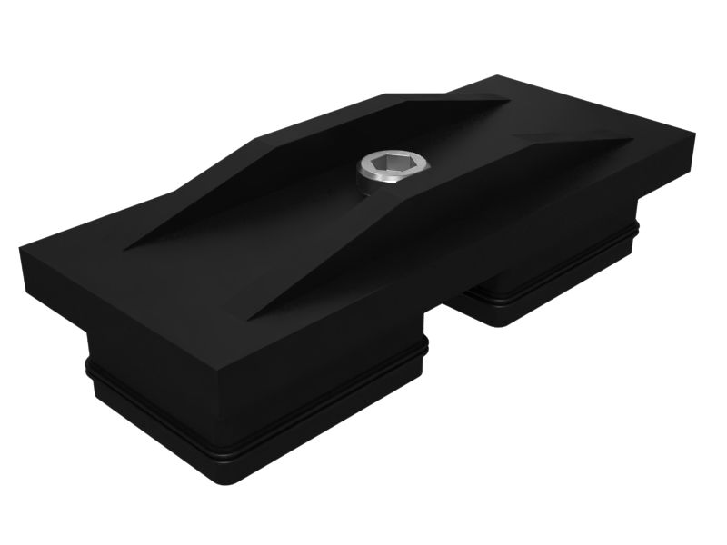 3E-6443: Крышка 40-контактного разъема с заглушкой полости