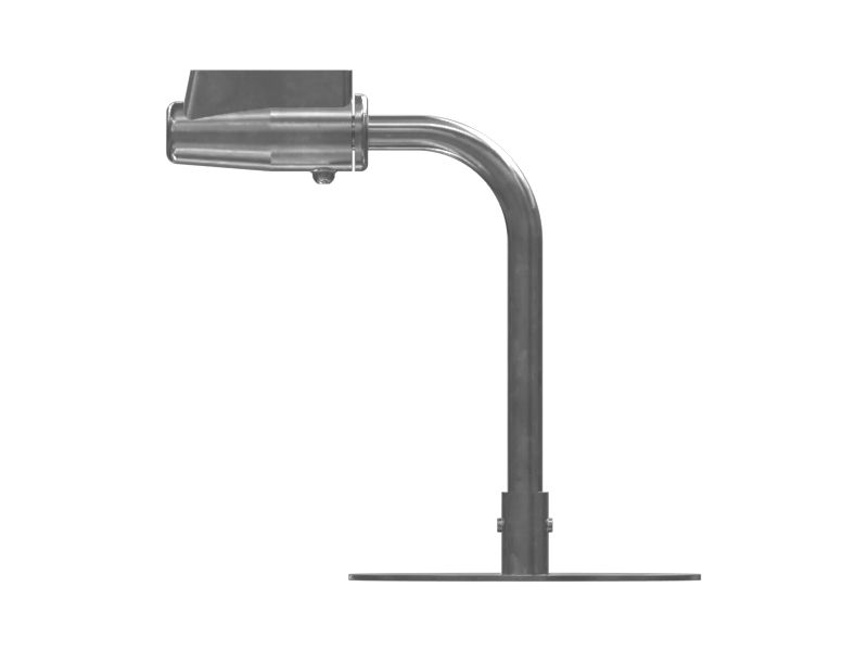 Стальной кронштейн лампы длиной 236,20 мм