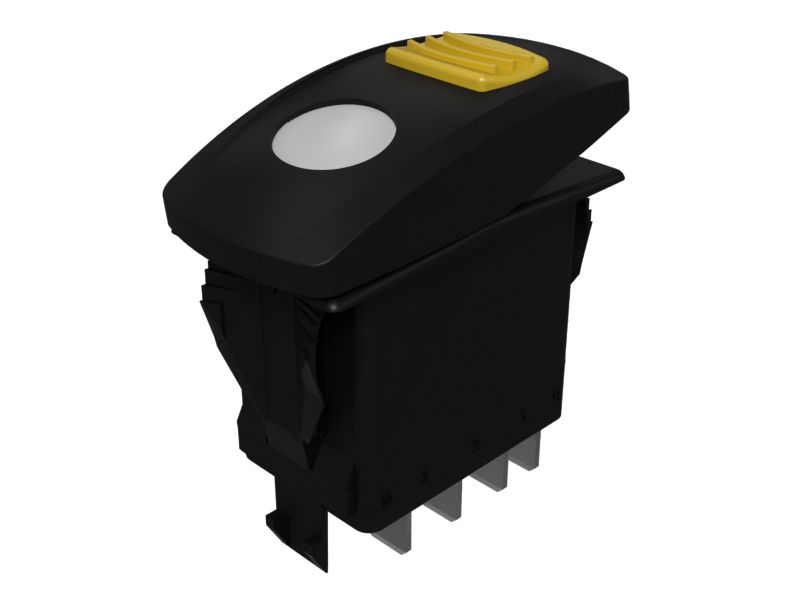 Кулисный переключатель с быстроразъемной муфтой на 28 Вольт