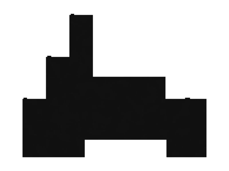 Пластмассовое основание теплового реле на ток 10 А