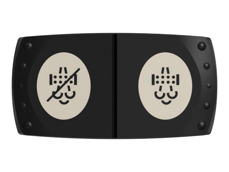 Герметичный кулисный переключатель с подсветкой