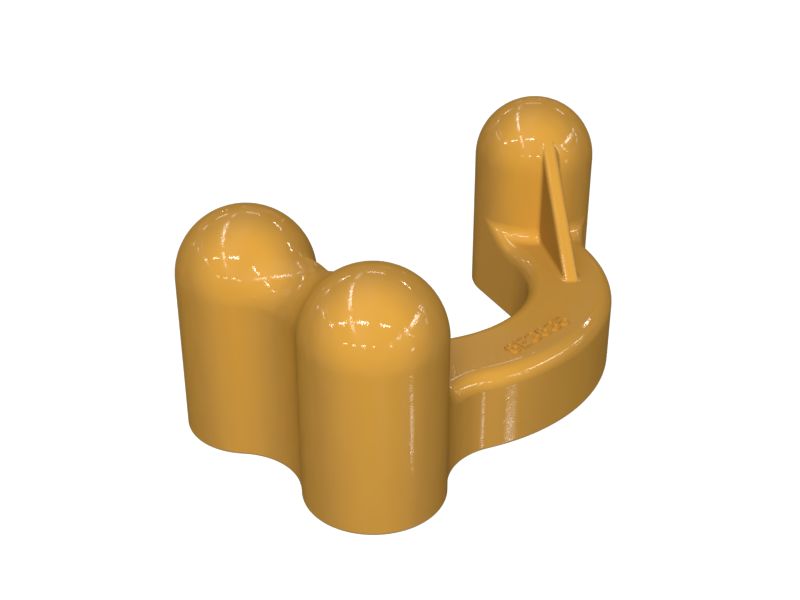 Алюминиевый литой фиксатор шириной 55 мм