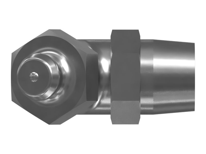 Коленчатый переходник 65 градусов, резьба 1/8
