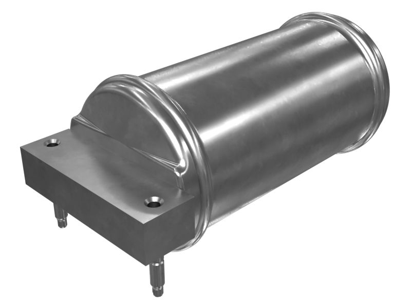 Гидроаккумулятор хладагента с вертикальным креплением