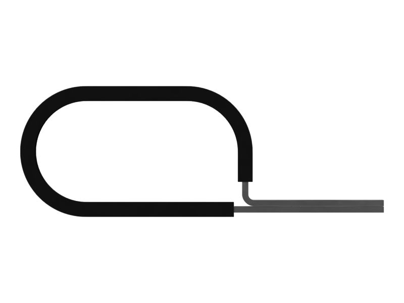 Петлевой зажим с минимальным внутренним диаметром 19,00 мм