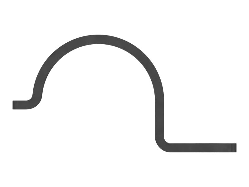 Верхний зажим с одинарной трубкой 52,00 мм