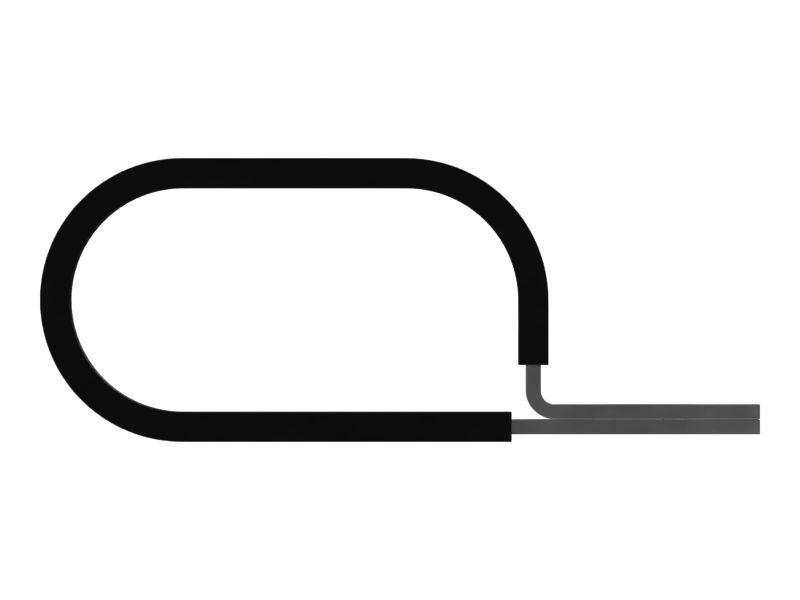 Петлевой хомут с внутренним диаметром 23,80 мм для нескольких труб