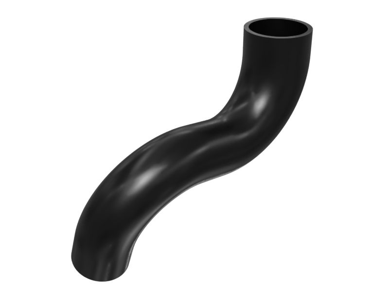 Шланг с многократным изгибом с внутренним диаметром 25,4 мм