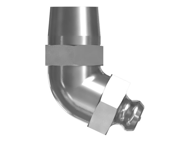 Коленчатый переходник 65 градусов, резьба 1/8