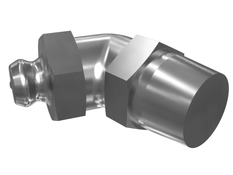 Коленчатый переходник 65 градусов, резьба 1/8