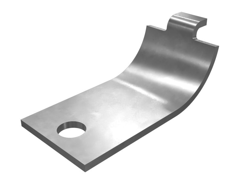 Зажим с полувыступом, внутренний диаметр 65,00 мм